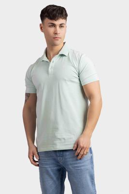 Pure Path Essential Triangle Polo Heren Mint - Maat XL - Kleur: Mint | Soccerfanshop Pure Path Essential Triangle Polo Heren Mint - Maat XL - Kleur: Mint | Soccerfanshop
