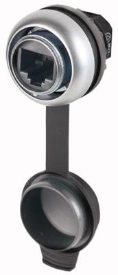 Eaton M22-RJ45-SA Frontelement 107413 RJ45, stekkerbehuizing Aantal polen (sensoren) 8 Zwart 1 stuk(s)