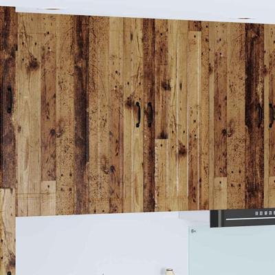 Keukenkast aan de muur Oud Hout 80 x 31 x 100 cm Bewerkt hout Keukenkast aan de muur Oud Hout 80 x 31 x 100 cm Bewerkt hout