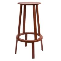 HAY Revolver barkruk hoog H76 rood - thumbnail