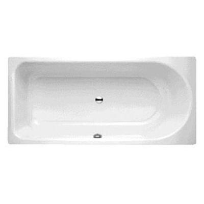 Bette Ocean bad plaatstaal rechthoekig 180x80cm met overloop achter wit 8856-000