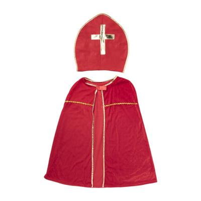 Sinterklaaspak - rood/goud - 3-7 jaar Sinterklaaspak - rood/goud - 3-7 jaar