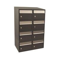 Stoer! Brickset 2-Breed, 4-Hoog Met Dak Antraciet - 40215065_2x4d - thumbnail