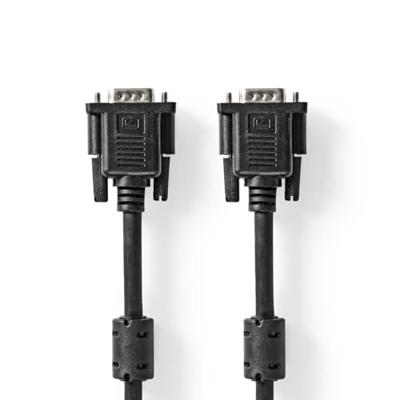 Nedis VGA-Kabel | VGA Male | VGA Male | Vernikkeld | Maximale resolutie: 1280x768 | 10.0 m | Rond | ABS | Zwart | Label - CCGL59000BK100 Nedis VGA-Kabel | VGA Male | VGA Male | Vernikkeld | Maximale resolutie: 1280x768 | 10.0 m | Rond | ABS | Zwart | Label - CCGL59000BK100