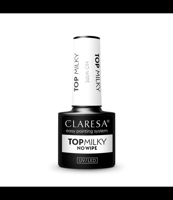 Claresa top coat milky no wipe 5ml - thumbnail