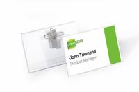 Durable badge met combiklem ft 54 x 90 mm, blister van 5 stuks - thumbnail