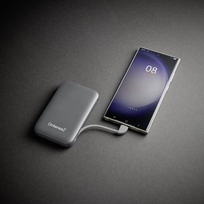 Intenso S10000 Powerbank 10000 mAh USB PD 3.0 LiPo USB-C Grijs
