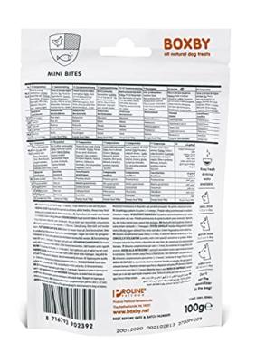 Boxby Mini Bites hondensnack 100 g - thumbnail