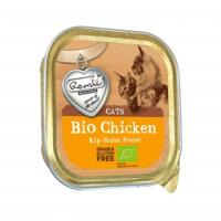 Renske Biologisch Graanvrij vers gestoomd kip natvoer kat (kuip) 19 x 85 g - thumbnail