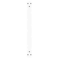 Eettafelpoten 2 st V-vormig 70x(42-43,3) cm staal wit - thumbnail