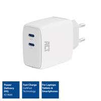 ACT connectivity usb-c lader 65w 2-port met delivery pps en g - thumbnail