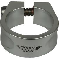 VWP zadelpenklem 31,8mm inbusbout aluminium zilver - thumbnail