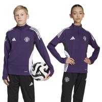 adidas Manchester United Trainingstrui 1/4-Zip 2025-2026 Kids Paars Wit Zwart - thumbnail