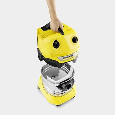 Karcher Accu aangedreven nat- en droogstofzuiger WD 4-18 S V-20/22 Dual - 1.628-625.0