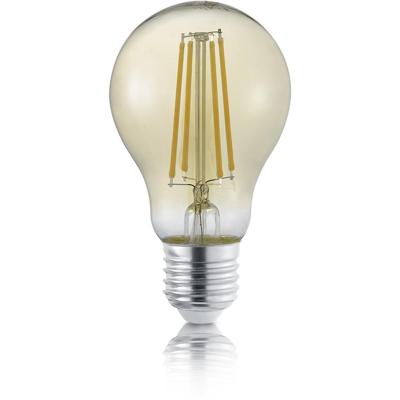 LED Filament Lamp E27 - 8W - Dimbaar Warm Wit 2700K - Amber Glas
