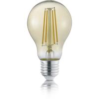 LED Filament Lamp E27 - 8W - Dimbaar Warm Wit 2700K - Amber Glas - thumbnail