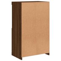 Dressoir met LED-verlichting 60,5x37x100 cm bruineikenkleurig - thumbnail