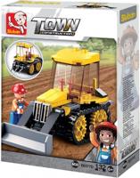 Sluban Small Bulldozer bouwstenen set - thumbnail