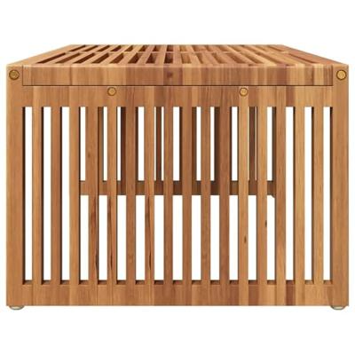 Tuin Bijzettafel Bruin 90 x 50 x 36 cm Massief Teakhout