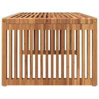 Tuin Bijzettafel Bruin 90 x 50 x 36 cm Massief teakhout - thumbnail