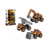 City Builder constructievoertuigen set 3-delig - thumbnail