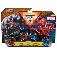 Monster Jam Marvel Venom vs Spider-Man monstertruckset - 1:16 - thumbnail