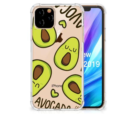 Apple iPhone 11 Pro Stevig | Bumper Hoesje | Avocado Singing Apple iPhone 11 Pro Stevig | Bumper Hoesje | Avocado Singing