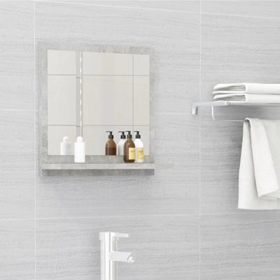VidaXL Badkamerspiegel 40x10,5x37 cm bewerkt hout betongrijs