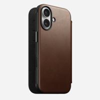 Nomad Modern Leather Folio iPhone 17 bruin - thumbnail