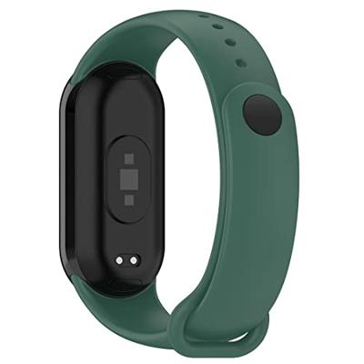 Siliconen bandje - Donkergroen - Xiaomi Smart Band 8 / 9 / 10 Siliconen bandje - Donkergroen - Xiaomi Smart Band 8 / 9 / 10