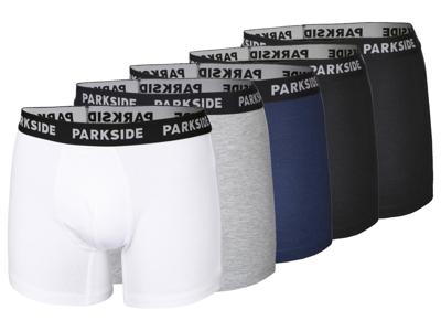 PARKSIDE Set van 5 heren boxers (grijs/zwart/wit/navy, XL)