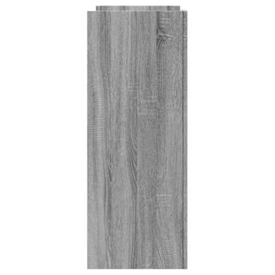 Wandtafel 100x35x90 cm bewerkt hout grijs sonoma eikenkleurig