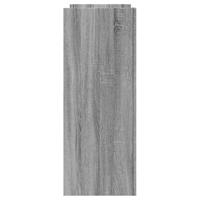 Wandtafel 100x35x90 cm bewerkt hout grijs sonoma eikenkleurig - thumbnail