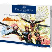 Faber Castell fc-167195 tekenstift faber-castell pitt artist pen comic illustratie set - thumbnail