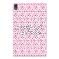 Lenovo Tab P11 | P11 Plus Print Case Flowers Pink DTMP - thumbnail