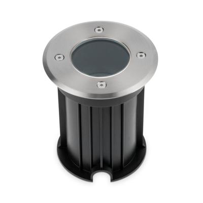 Maisy LED Grondspots - Rond - Ø12cm - RVS - GU10 fitting - Excl. lichtbron - IP67 - Tuinspot - Oprit