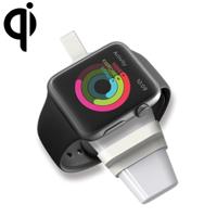 B2 universele draagbare Qi standaard magnetische USB draadloze oplader voor Apple horloge serie 4 & 3 & 2 & 1 - thumbnail