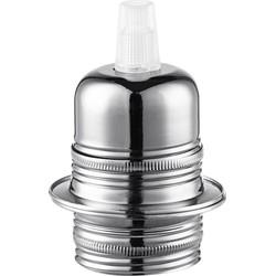 Home sweet home metalen 2-rings fitting E27 - mat staal Home sweet home metalen 2-rings fitting E27 - mat staal