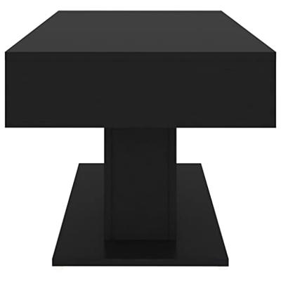 Salontafel 96x50x45 cm bewerkt hout zwart