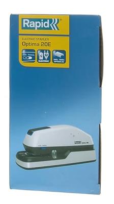 Rexel Optima 20 Elektrische Nietmachine Zilver/Zwart