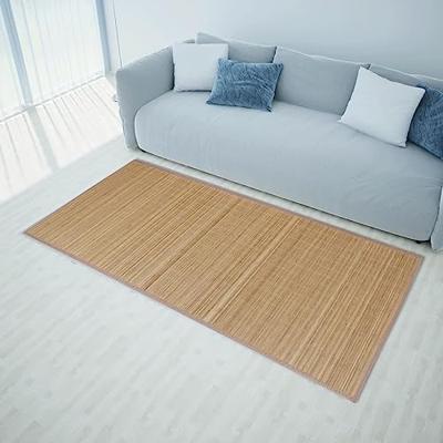 VidaXL Tapijt 160x230 cm bamboe bruin