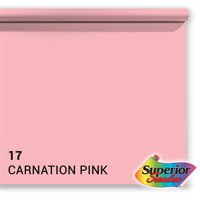 Superior Achtergrondpapier 17 Carnation Pink 2,72 x 11m - thumbnail