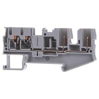 Phoenix Contact 3209662 Doorgangsserieklem 5.2 mm Snelaansluiting Grijs 50 stuk(s)