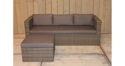 Bari loungeset natural kobo grey Eurofleur Aanbieding - Eurofleur aanbieding