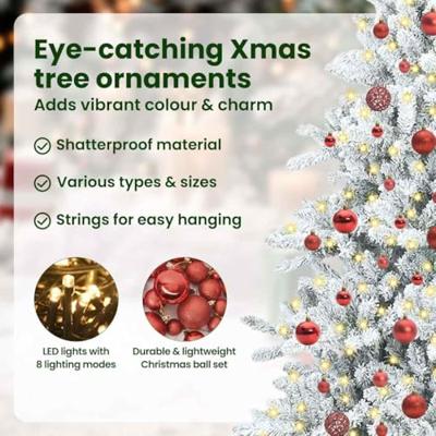 VidaXL Kunstmatige inklapbare kerstboom wit 180 cm pvc en staal