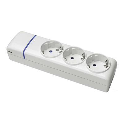 3-voudige Stekkerdoos zonder Schakelaar Solera 8003p