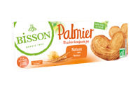 Bisson Palmier bladerdeegkoekjes bio 100 Gram - thumbnail