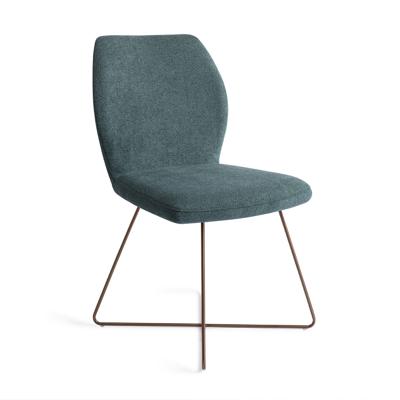 Jesper Home Eetkamerstoel 'Ikata' Cross Rose, kleur Merry Mermaid