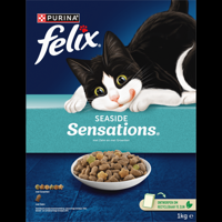 Felix Seaside Sensations met Zalm en met Groenten, Droog Kattenvoer 1 KG bij Jumbo - thumbnail