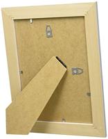 Deknudt Fotokader wit met bruinkleurig accent 15x20 S221H3 - thumbnail